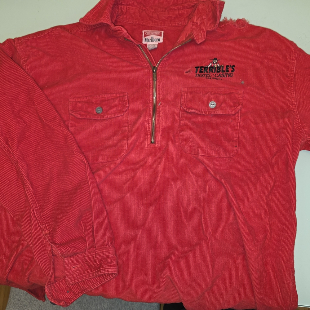 Marlboro Unlimited Red Corduroy Jacket
